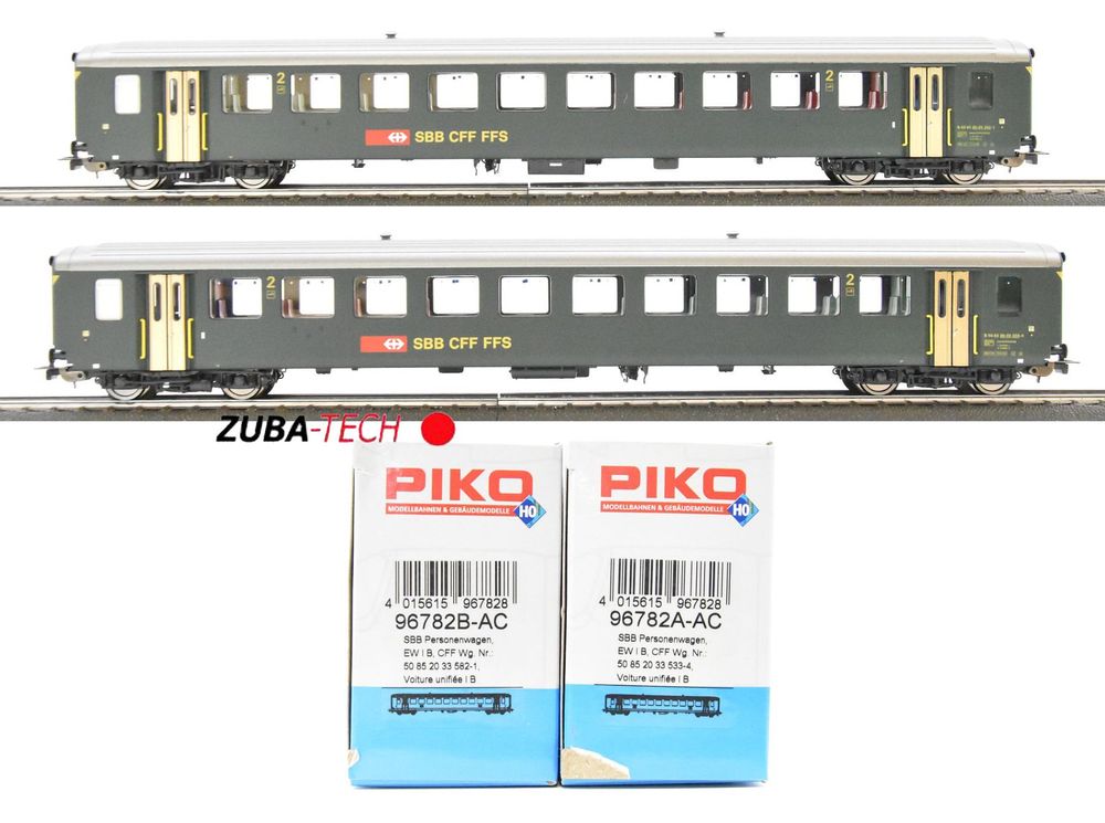 2x Piko EW II Personenwagen 2 Kl H0 WS SBB Mit OVP Kaufen Auf Ricardo