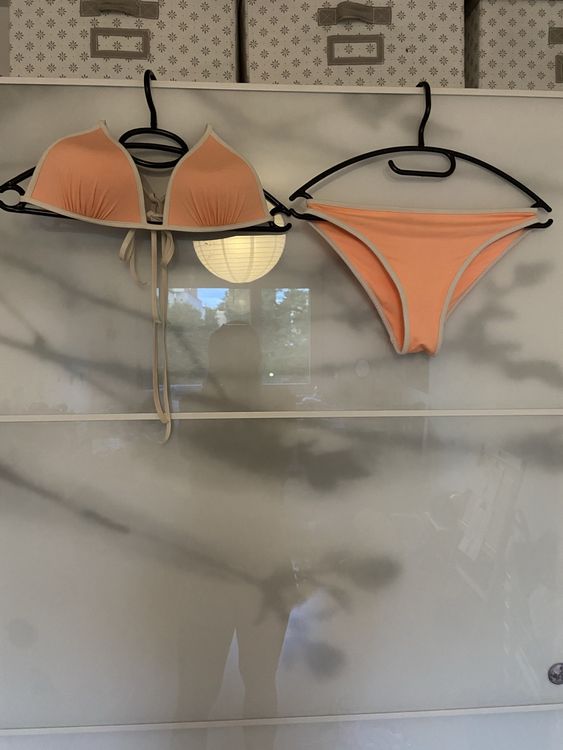 Oranges Bikini mit weißen Rändern H M Gebraucht in Zürich für CHF 7