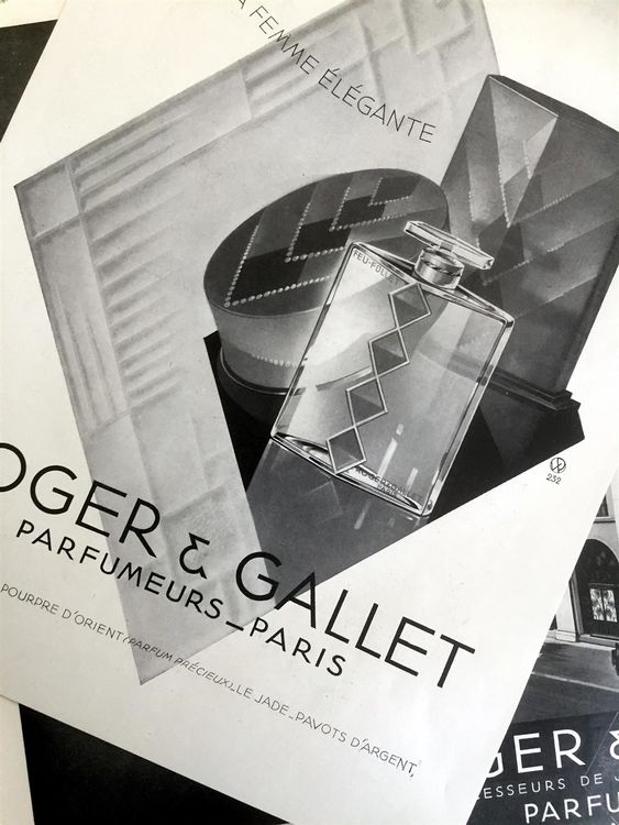 Roger Gallet Parfum 4 alte Werbungen Publicités 1930 32 Kaufen