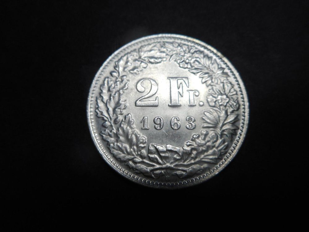 1963 UNZ 2 FR SILBER MÜNZE Kaufen auf Ricardo