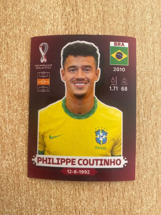 Panini Wm Brasilien Philippe Coutinho Bra Kaufen Auf Ricardo