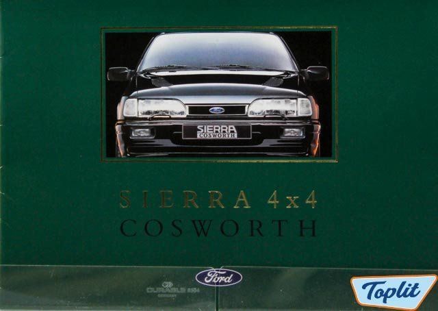 Prospekt Ford Sierra Cosworth X Kaufen Auf Ricardo