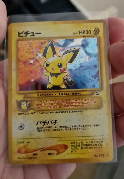 Pokemon Pichu Holo Neo Genesis 172 Japanese Kaufen Auf Ricardo