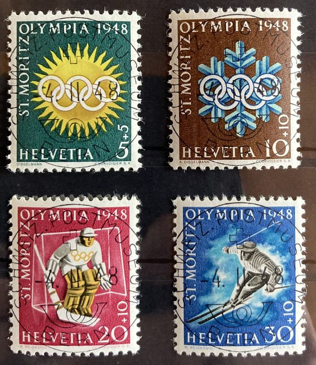 Olympia Serie Mit Vollstempel Postmuseum Rar Kaufen Auf Ricardo