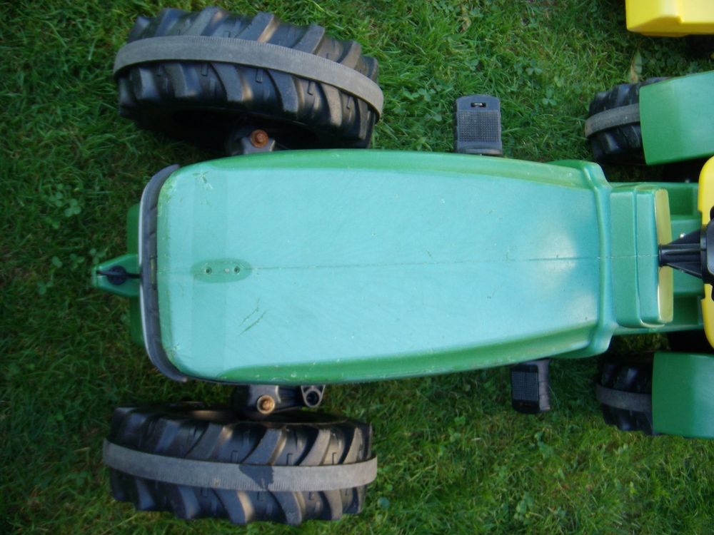 rolly toys Trettraktor JOHN DEERE Kipper Halfpipe Anhänger Kaufen