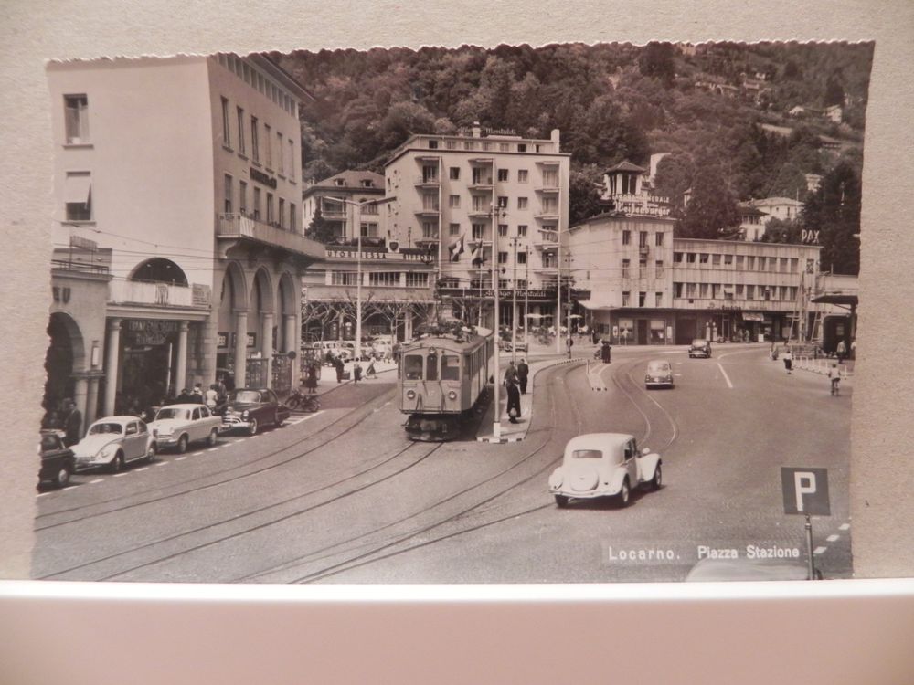 Ak Alte Postkarte Locarno Muralto Piazza Stazione Kaufen Auf Ricardo