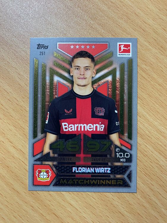 Topps Match Attax Bundesliga 2024 Florian Wirtz Kaufen Auf Ricardo