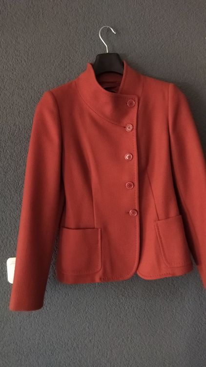 Max Mara Italy Jacke Rot Braun Schurwolle Kaschmir Gr Kaufen