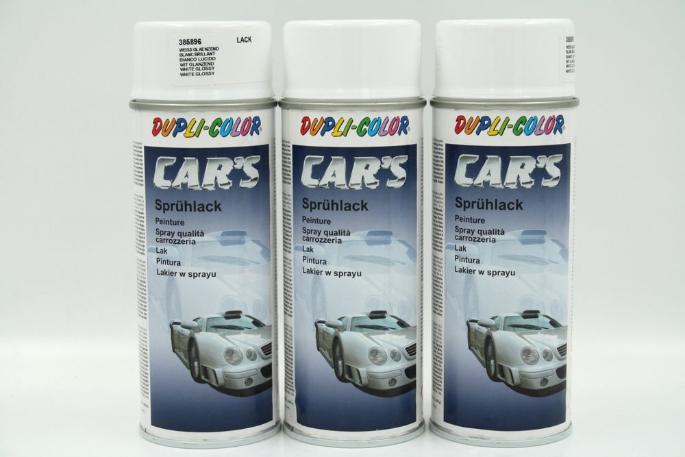 3x DUPLI COLOR Car s Sprühlack Weiss glänzend 17239 Kaufen auf Ricardo