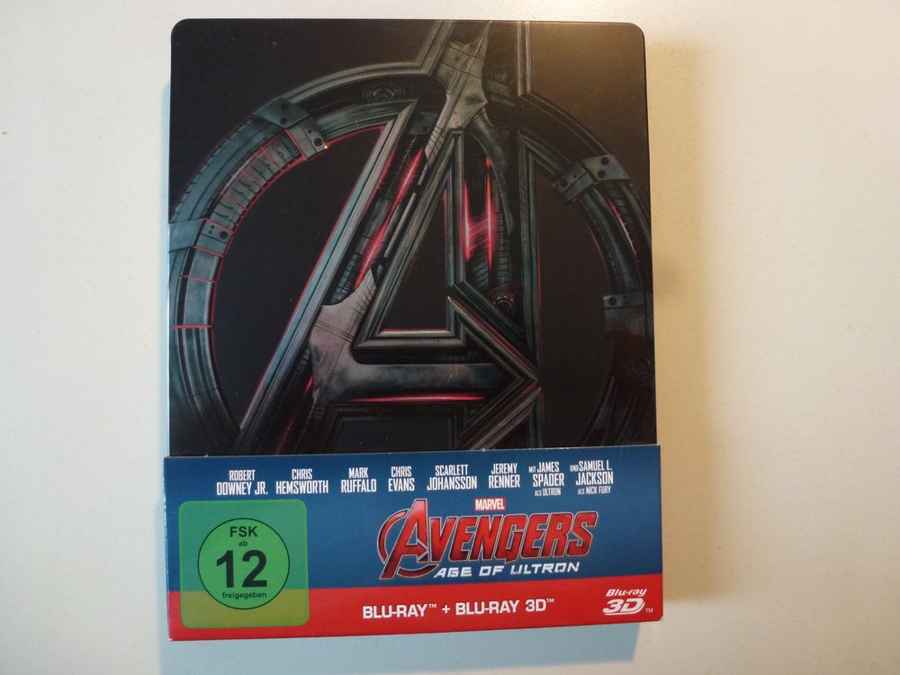 Avengers 2 Age Of Ultron 3D Steelbook Blu Ray Kaufen Auf Ricardo