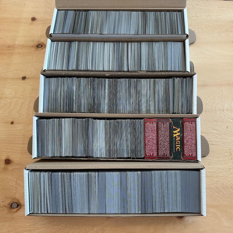 Riesige Alte Magic Mtg Sammlung Mit Vielen Alten Editionen Kaufen Auf