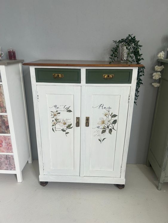 Vertiko Schrank Kommode Jugendstil Tanne Magnolia B Rnie S Kaufen Auf