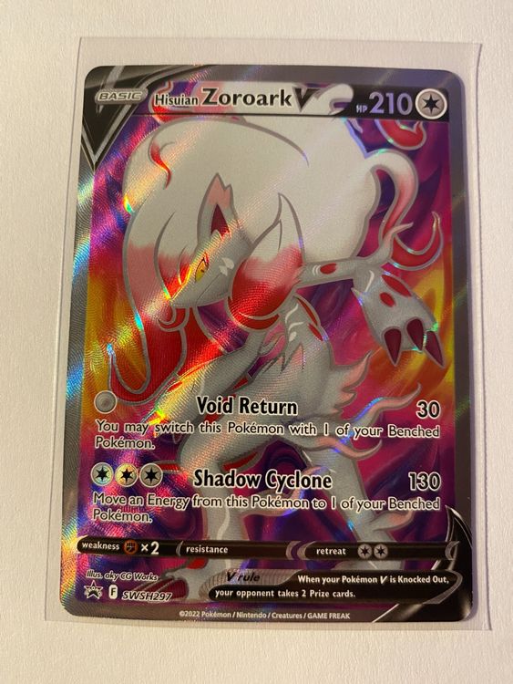 Pokemon Hisuian Zoroark V SWSH 297 EN Kaufen Auf Ricardo