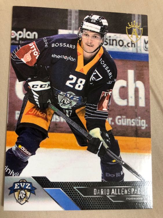 Dario Allenspach EVZ Hockey Card Kaufen Auf Ricardo