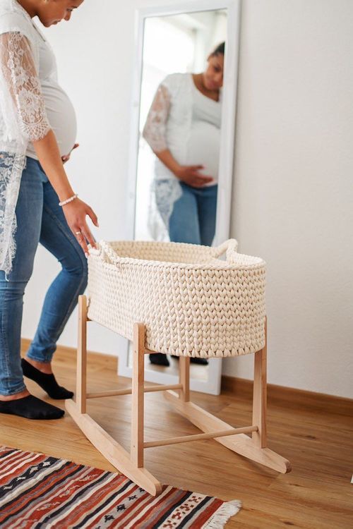 Babykorb Mit Schaukelgestell Stubenwagen Kaufen Auf Ricardo