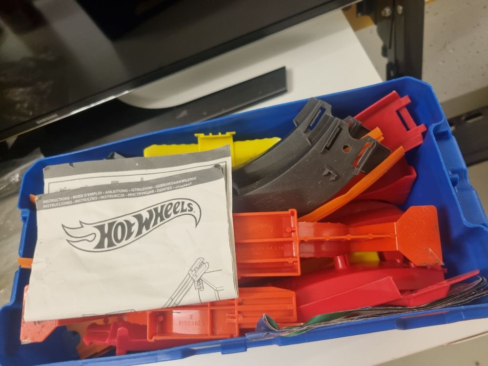 Hot Wheels Track Builder System Mit Koffer As It Is Gebraucht In