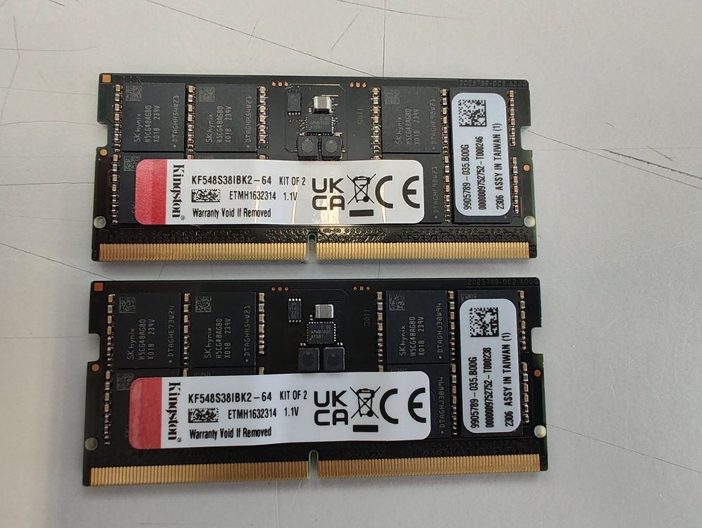 Kingston Fury Impact 2x 32Gb 4800Mhz Cl 38 DDR5 SO Dimm Kaufen Auf