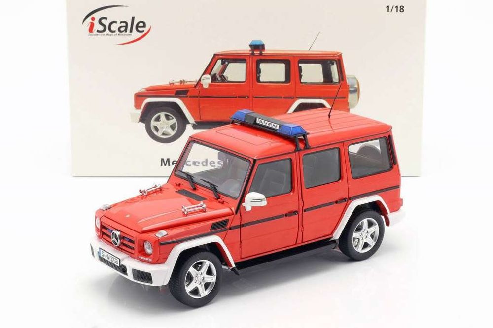 MERCEDES BENZ G KLASSE W463 FEUERWEHR 1 18 ISCALE Kaufen Auf Ricardo