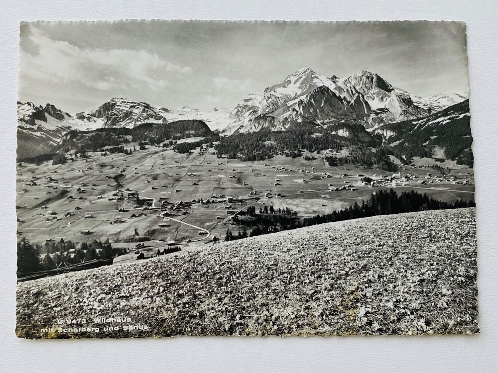 Wildhaus Hotel Acker Alte Karte Mit Schafberg S Ntis Kaufen