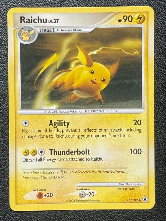 Raichu 45 100 Pokémon D P Majestic Dawn Kaufen auf Ricardo