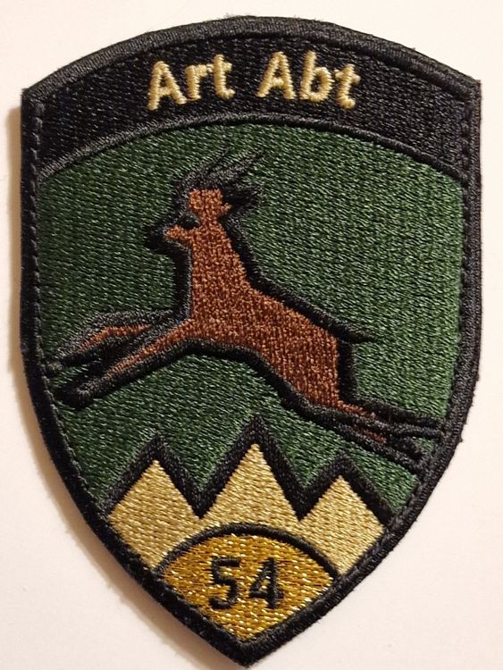 Artillerie Badge Art Abt 54 Stab Gold Klett Kaufen Auf Ricardo