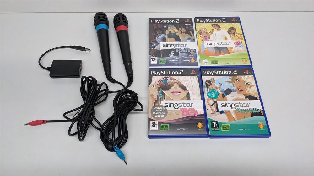 Singstar Set Mikrofone 4 Spiele PS2 Kaufen Auf Ricardo