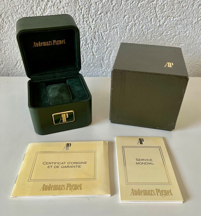 Rare boîte Audemars Piguet Royal Oak vintage avec papiers Acheter