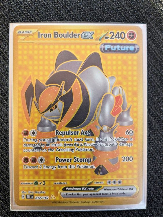 Pokémon Karte Iron Boulder Eisenfels EX SVI TEF 217 EN Kaufen