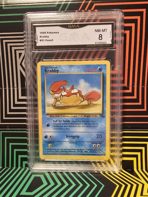 Pokemon Krabby 1999 Fossil Set Grade 8 Kaufen Auf Ricardo