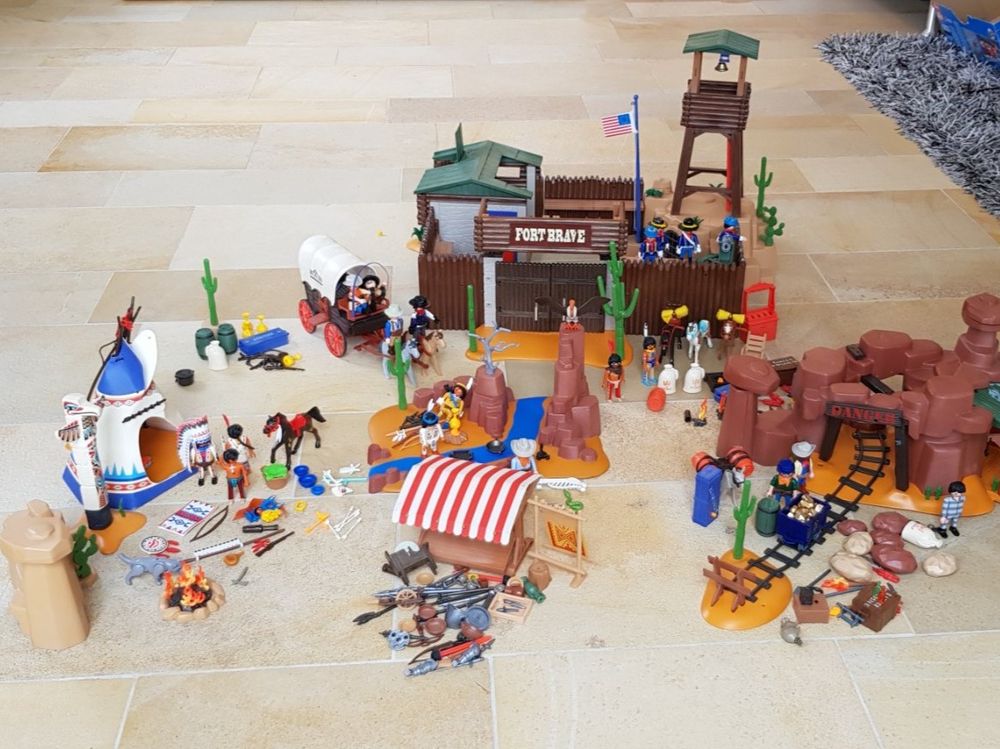 Playmobil Western 6 Sets Fort Brave Goldmine Kutsche Etc Kaufen