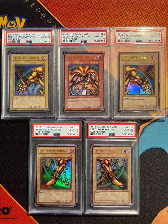 Exodia The Forbidden One Lob K Psa Full Set Kaufen Auf