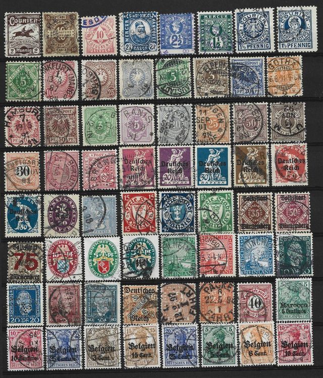 64 Timbres Anciens D Allemagne Kaufen Auf Ricardo