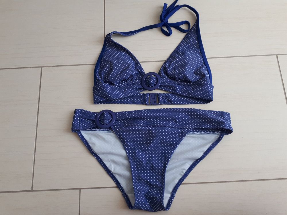 Bikini Blau Mit P Nktchen Ellen Amber Kaufen Auf Ricardo