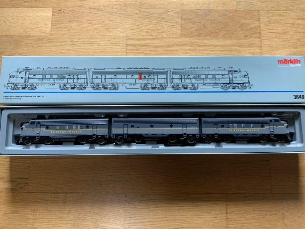 Märklin 3649 GM EMD F7 Werkslackierung Kaufen auf Ricardo