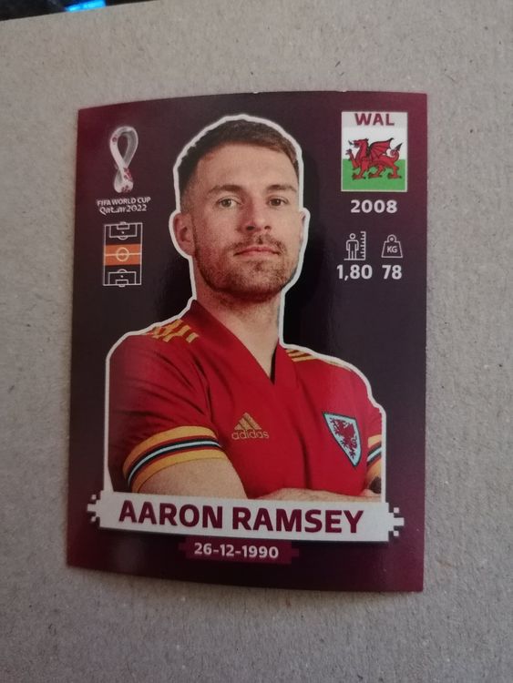 Panini Wm Qatar Wal Aaron Ramsey Kaufen Auf Ricardo