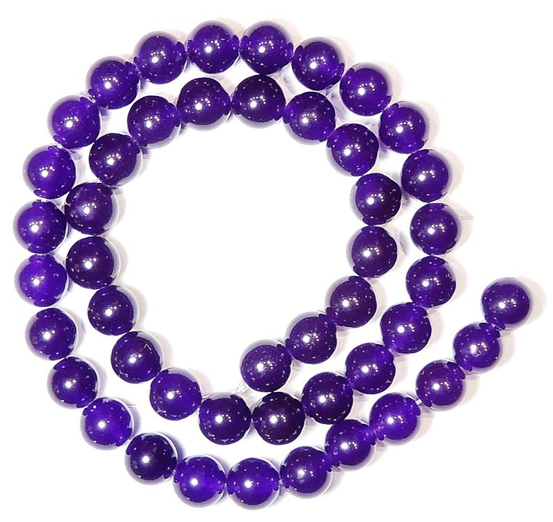 Strang Echte Nat Rliche Dunkle Amethyst Perlen Mm Kaufen Auf Ricardo