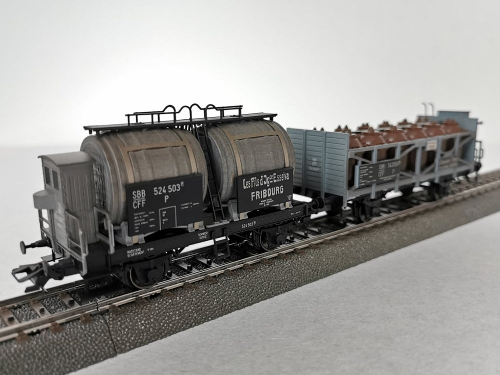 SBB Güterwagen Set aus Märklin 26591 Epoche II H0 AC WS Kaufen auf