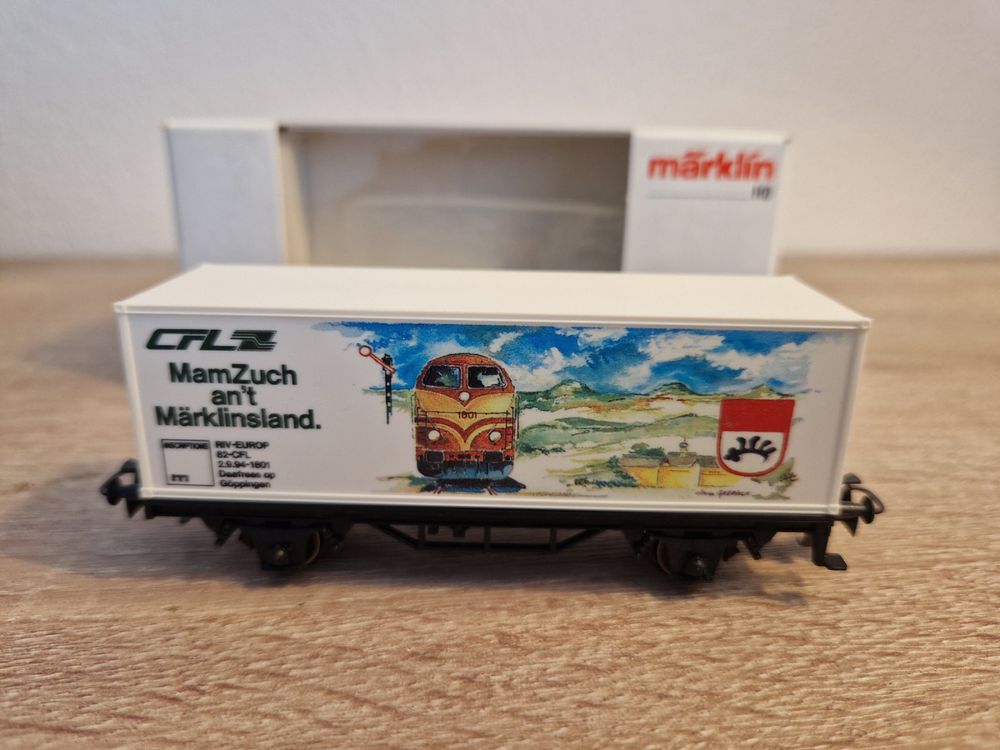 Märklin Containerwagen CFL H0 OVP NEU Kaufen auf Ricardo