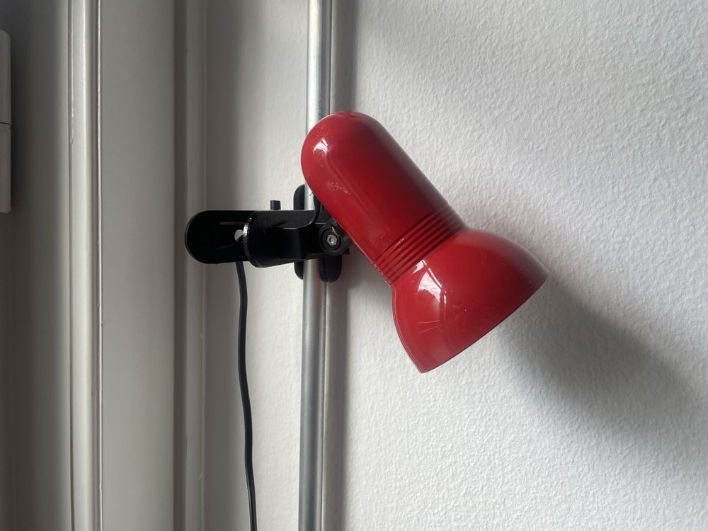 Er Design Klemmlampe Regallampe Rot Kaufen Auf Ricardo