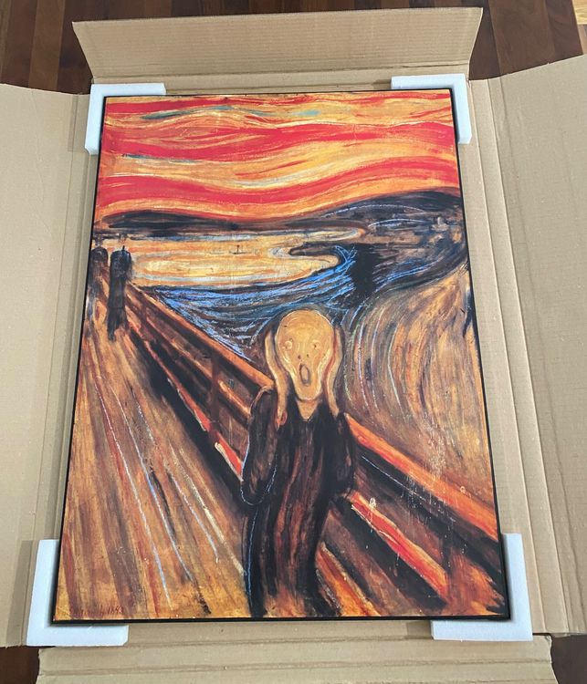 Munch The Scream Gem Lde Bild Der Schrei Edvard Munch Kaufen Auf