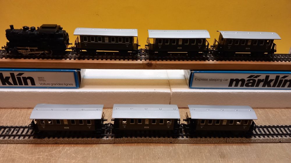 M Rklin Dampf Personenzug Ho Mit Trafo Und Blechwagen Kaufen Auf