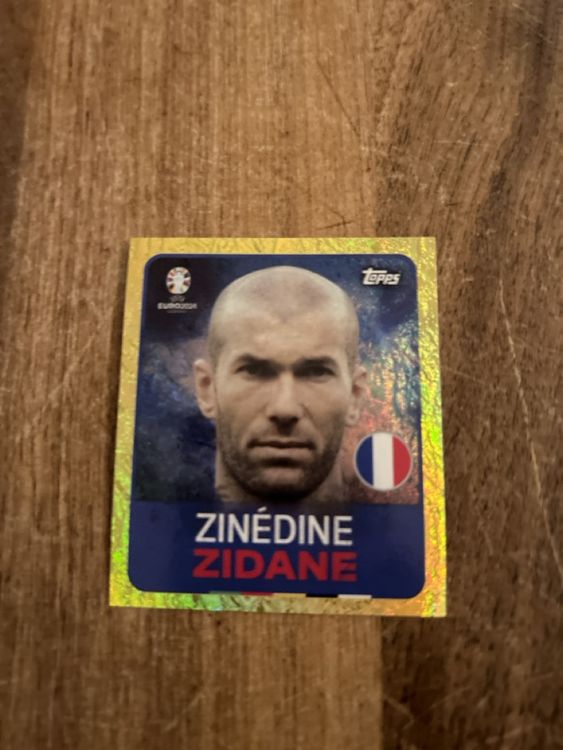 Topps Em 2024 Zinédine Zidane Legende in Gold Kaufen auf Ricardo