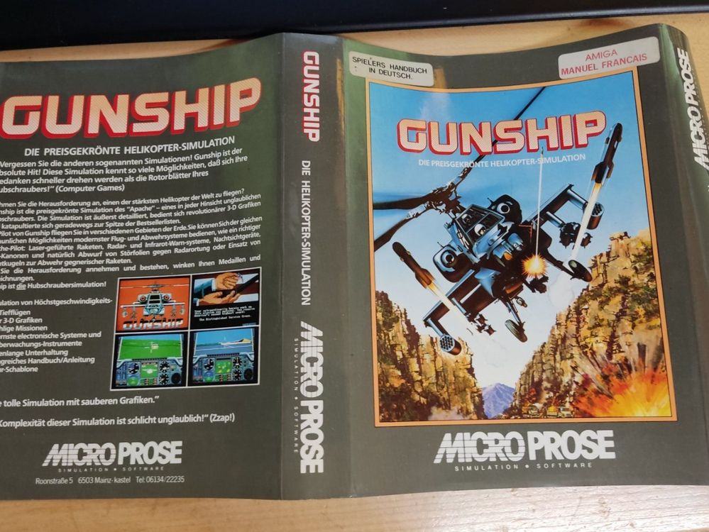 Originalgame Gunship F R Den Commodore Amiga Kaufen Auf Ricardo