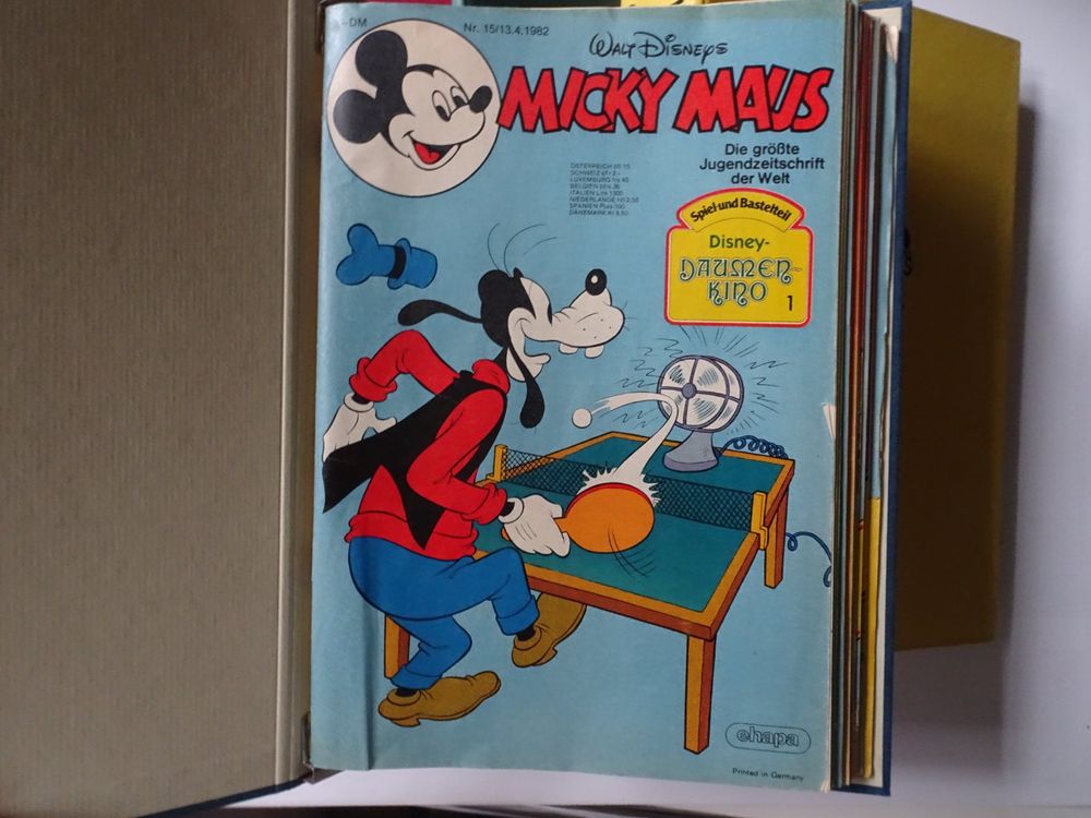 4 Sammelordner Micky Maus 1982 Heft 1 52 Kaufen Auf Ricardo