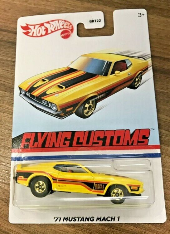 Hot Wheels Ford Mustang Mach Yellow Flying Customs Kaufen Auf