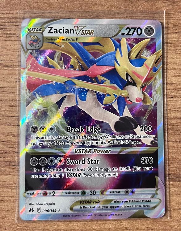 Zacian VSTAR 96 159 Pokemon Crown Zenith Kaufen Auf Ricardo