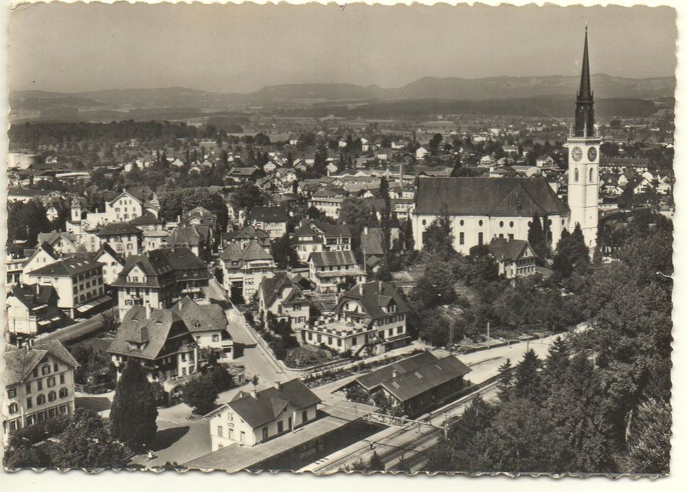 Cham Flugaufnahme Mit Bahnhof Kaufen Auf Ricardo