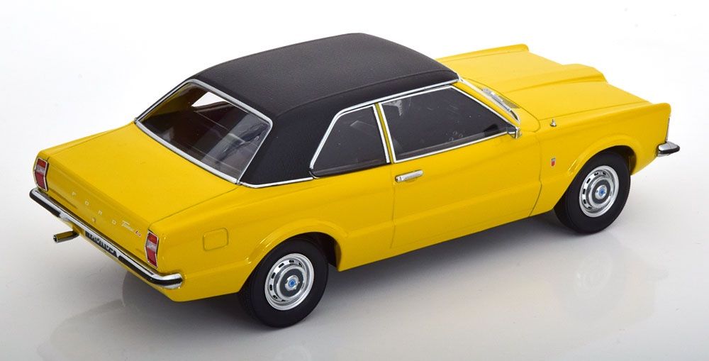 FORD TAUNUS L LIMO VINYLDACH 1971 GELB SCHWARZ 1 18 KK SCALE Kaufen