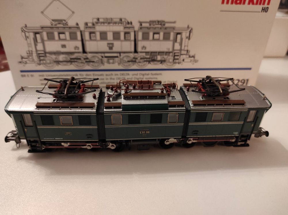 E Lok BR E 91 grün dreigliedrig der DRG von Märklin Kaufen auf Ricardo