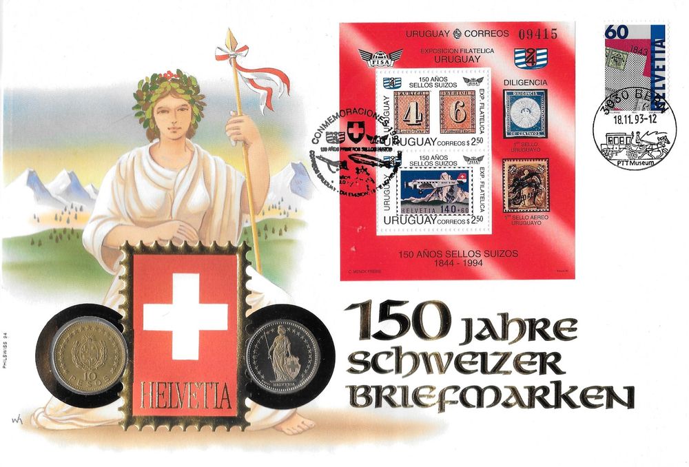 M Nzbrief Jahre Schweizer Briefmarken Kaufen Auf Ricardo